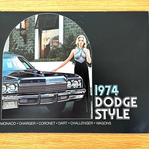 1974 Dodge Sales Brochure: Charger, Challenger, Coronet - Original Dealer Edition