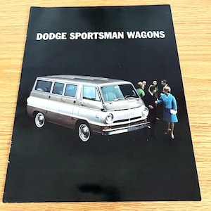 1966 Dodge Sportsman Wagons - Original Dealer Showroom Sales Brochure - 8 1/2" x 11" - 8 pages