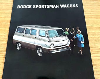 1966 Dodge Sportsman Wagon: Dealer Sales Brochure Original From 1966