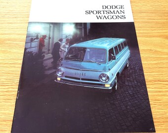1968 Dodge Sportsman Wagon: Dealer Sales Brochure Original From 1968