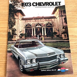 1973 Chevrolet Caprice/Impala Sales Brochure: Original Dealer Edition