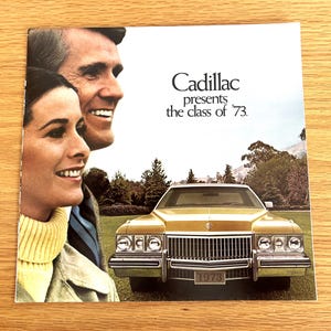 1973 Cadillac - Original Dealer Sales Brochure - 9 1/2&quot; x 9 1/4&quot; - 12 pages