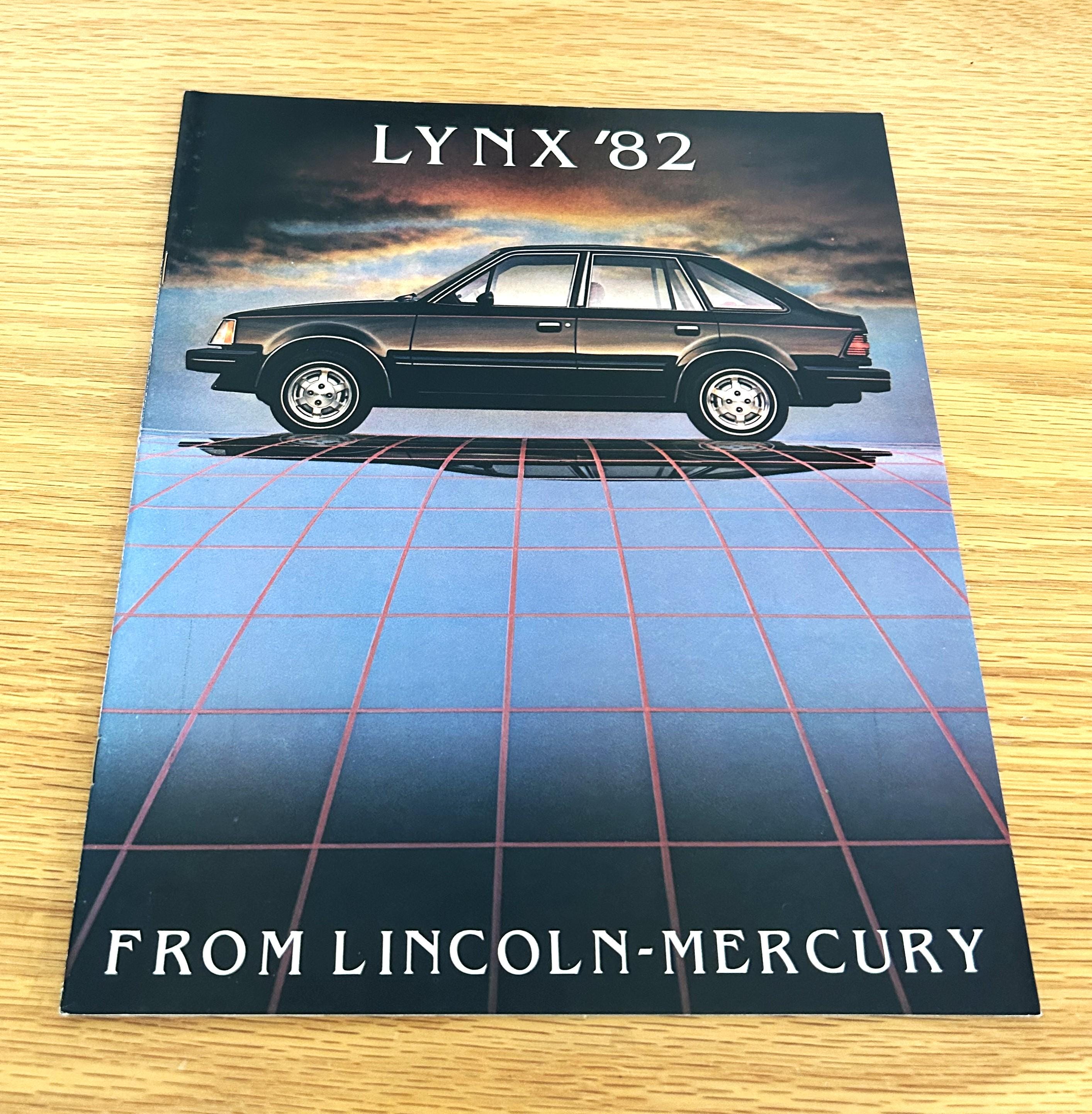 1982 Mercury Lynx - Original Dealer Showroom Sales Brochure - Etsy