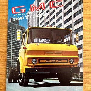 1970 GMC Steel Tilt Truck Brochure: Original Dealer Sales Sheet
