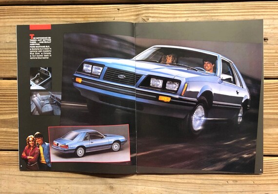 1983 Ford Mustang GT GLX GL L Dealer Sales Brochure 
