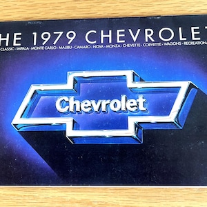 1979 Chevrolet - Original Dealer Showroom Sales Brochure - 9&quot; x 5 1/2&quot; - 24 pages