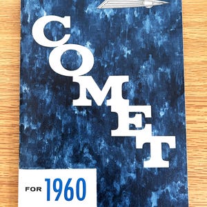 1960 Mercury Comet - Original Owner's Manual - 5 1/2" x 8 1/2" - 42 pages