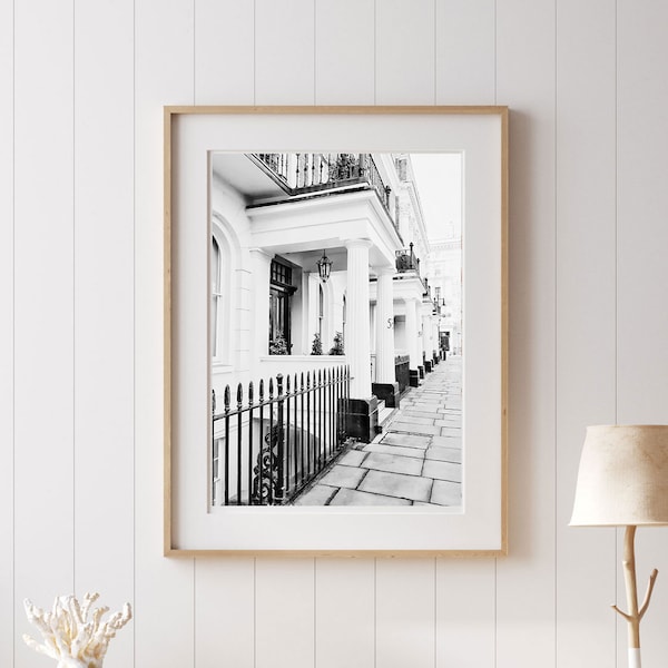 London Photography Print, London Prints, Black and White Prints, Downloadable Poster, Printable Wall Art