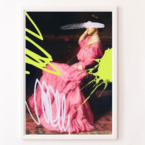 Neon Sign Printable Poster Modern Contemporary Photography Etsy