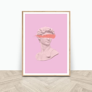 Pink Prints 5 PRINTABLES Dorm Wall Decor Bundle Print - Etsy