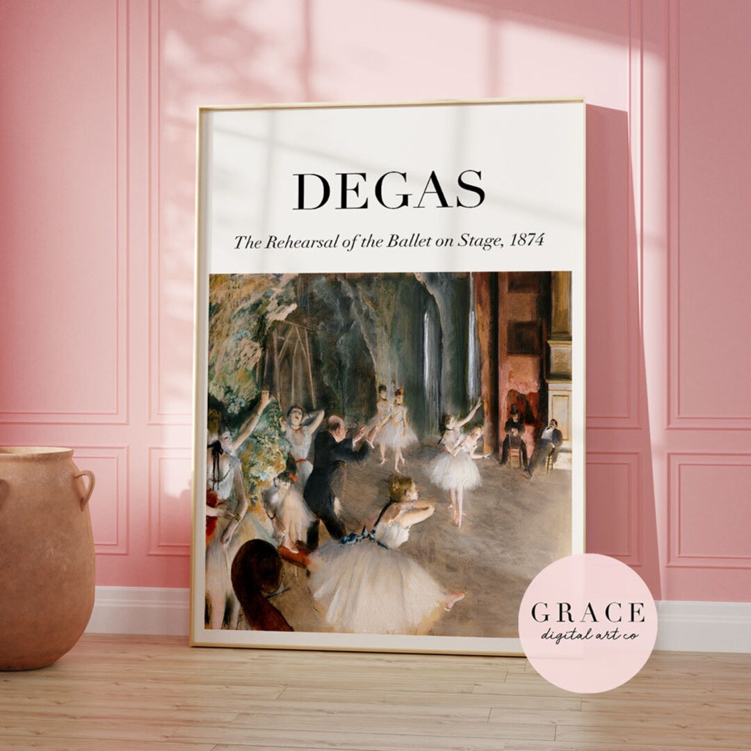 Edgar Degas Print Art Print Printable Degas Digital - Etsy
