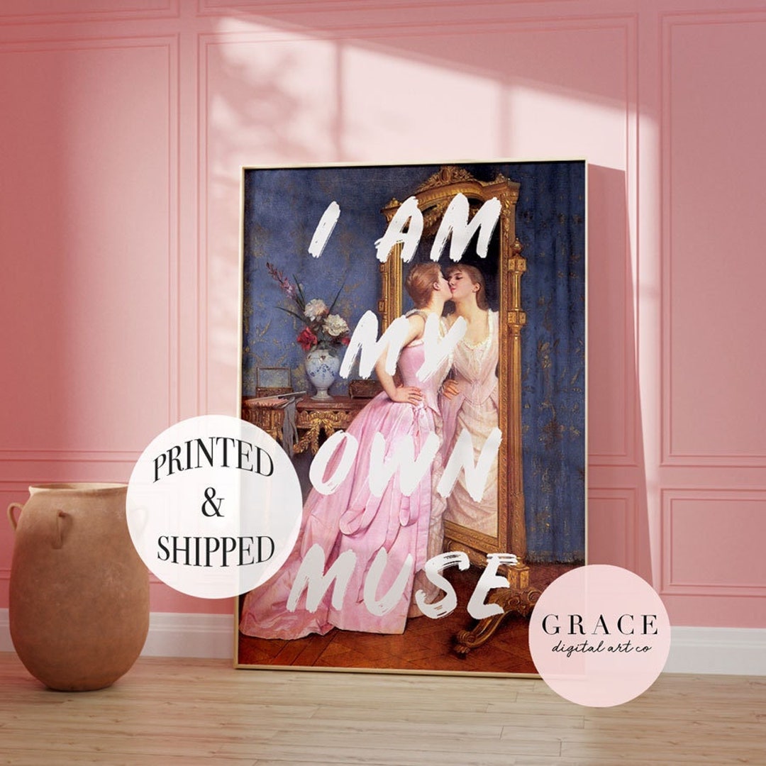 I Am My Own Muse Printed Wall Poster - Etsy