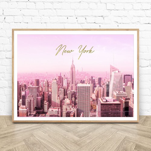 New York Print Wall Art New York Poster New York Wall Art Etsy