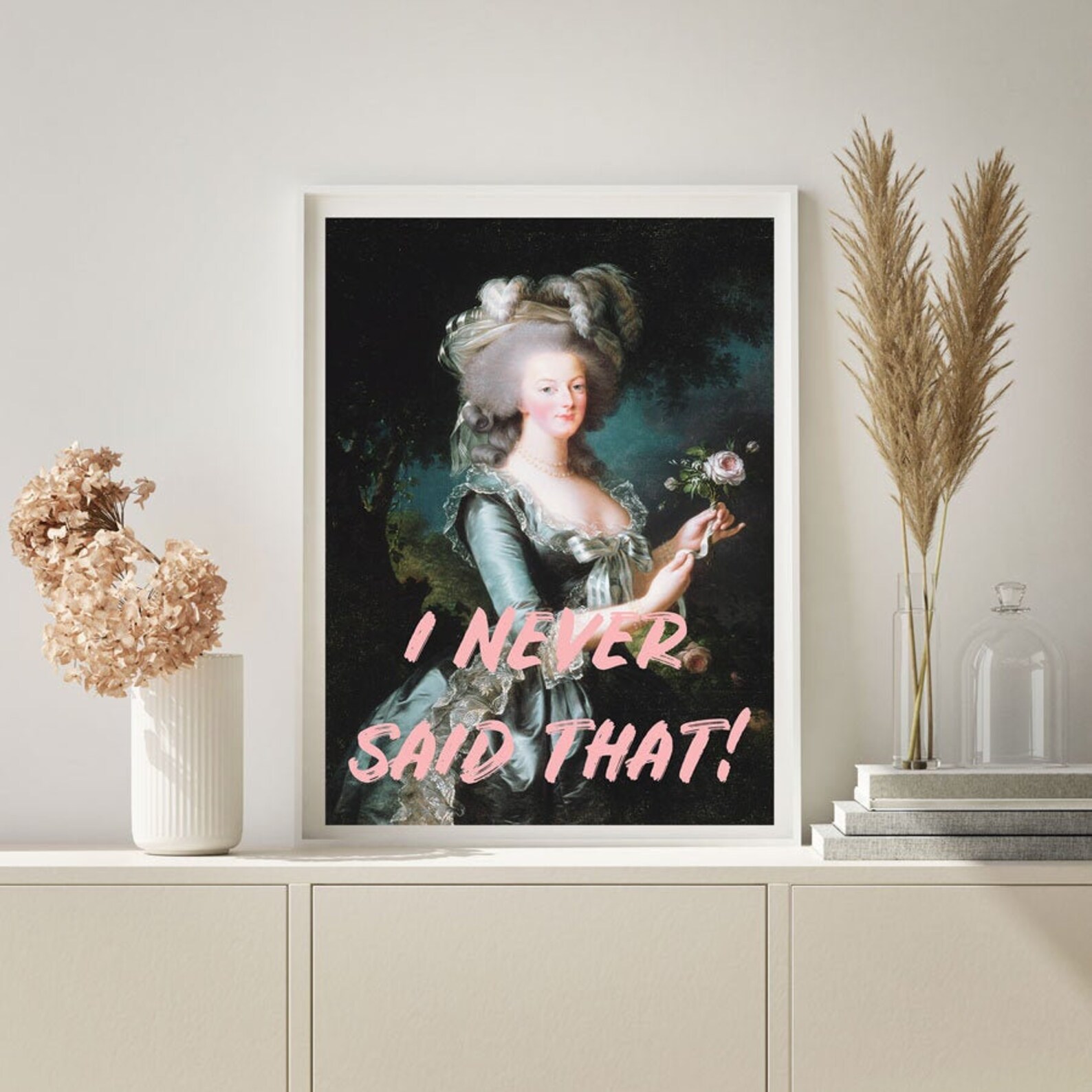 Marie Antoinette Print Printable Wall Art Digital Download - Etsy