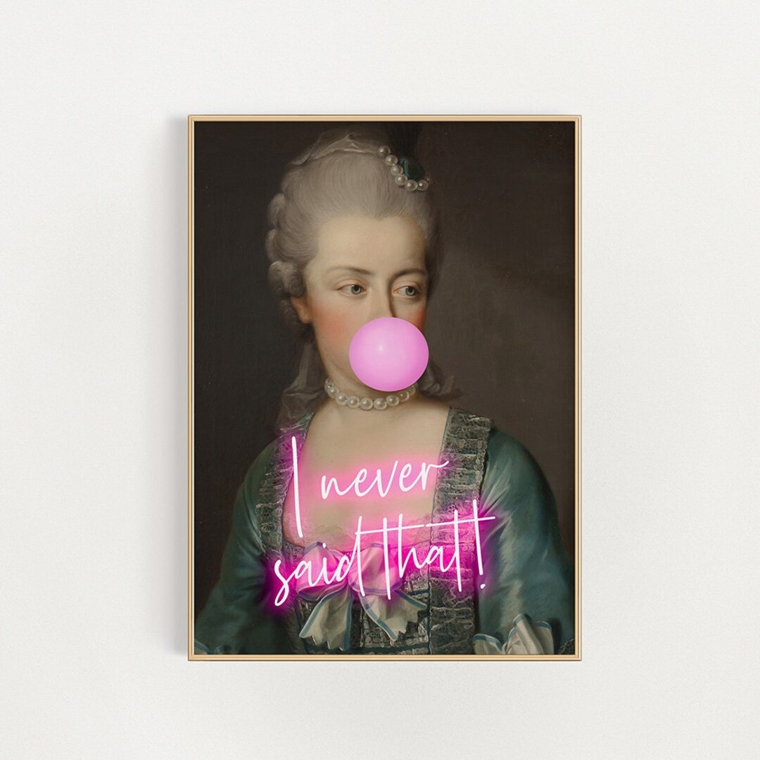 Marie Antoinette Print Printable Wall Art Digital Download - Etsy