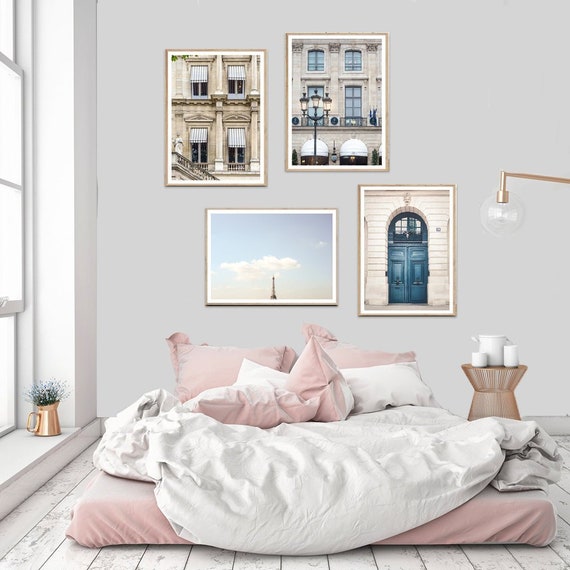 Paris Wall Print Printable Paris Set Paris Wall Decor Bedroom Wall Art