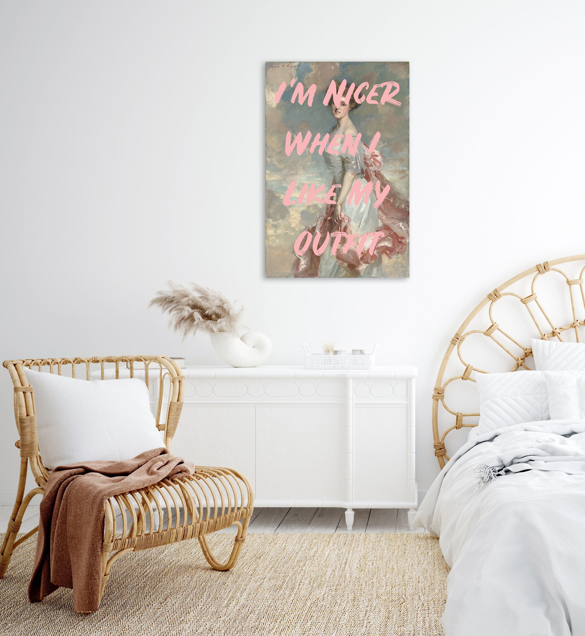 Pink Dressing Room Print Digital Download Poster Altered Etsy