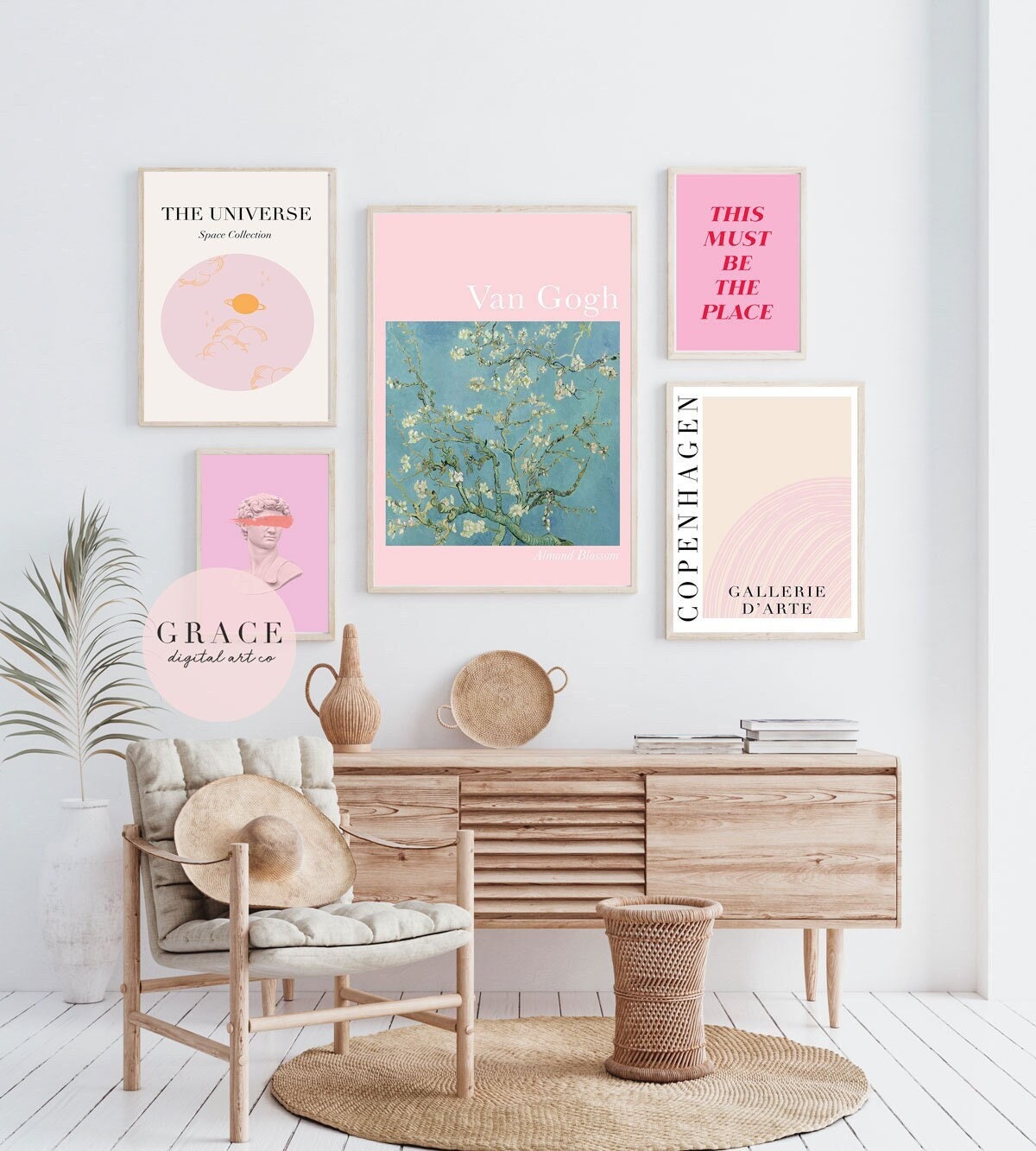 Gallery Wall Set Set of 5 Prints Wall Decor Bundle Print Etsy