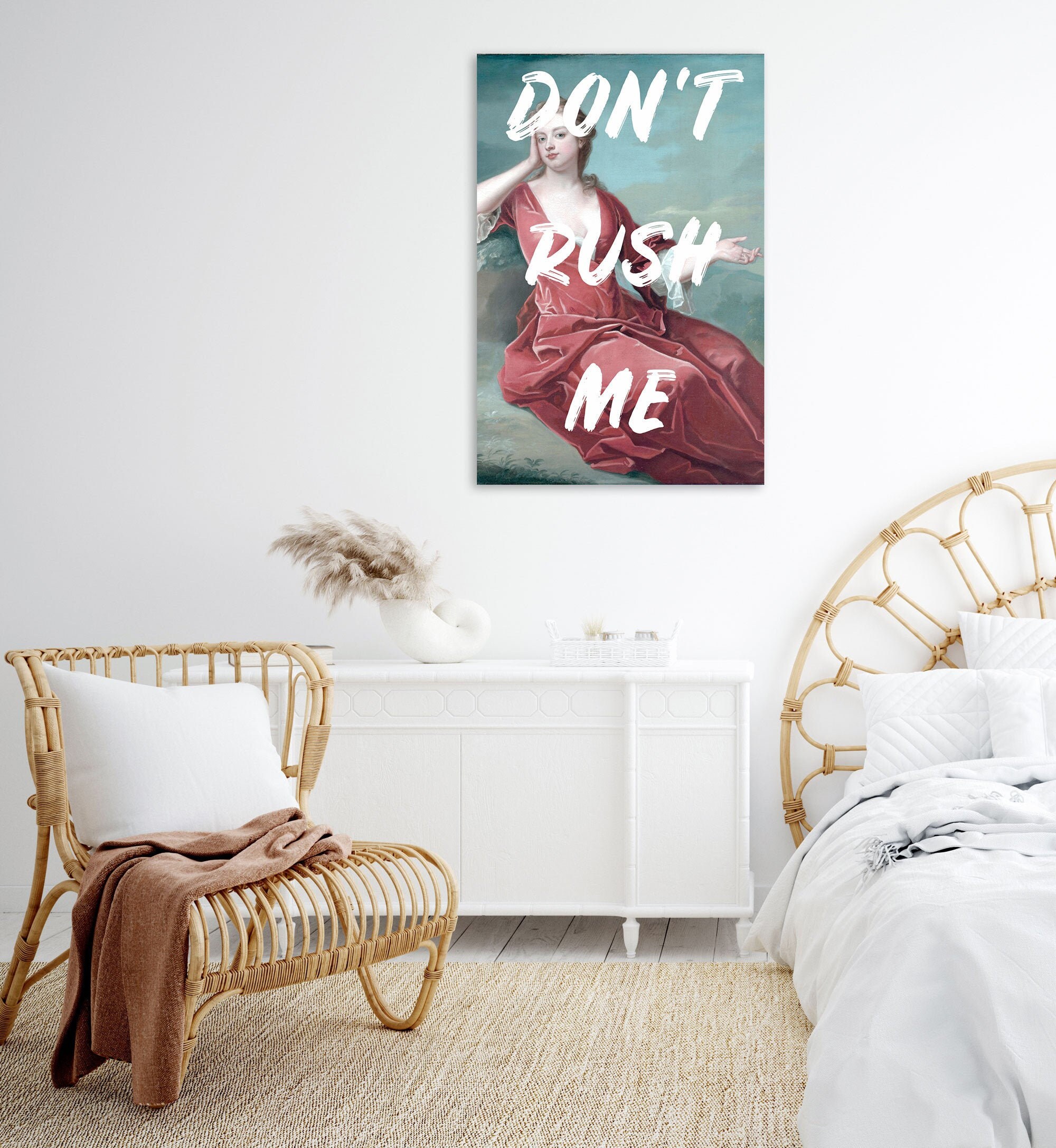 Don't Rush Me Art Print Digital Download Print Altered | Etsy