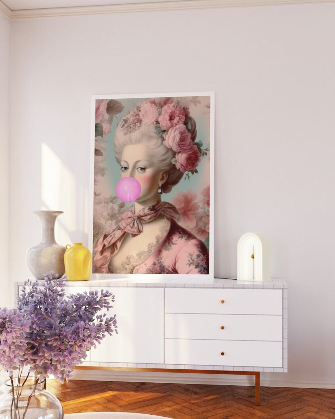 Marie Antoinette Print - Printable Wall Art - Digital Download Art ...
