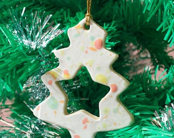 Tree Ornament - Tree and Star Shape Christmas Decoration