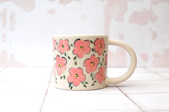 SECONDS Hand made ceramic mug- discounted due to flaws