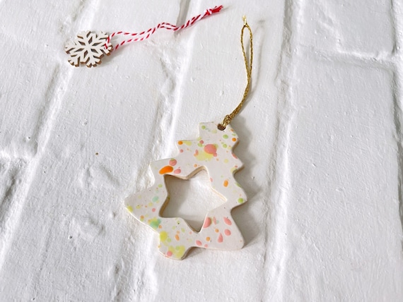 Tree Ornament - Tree and Star Shape Christmas Decoration