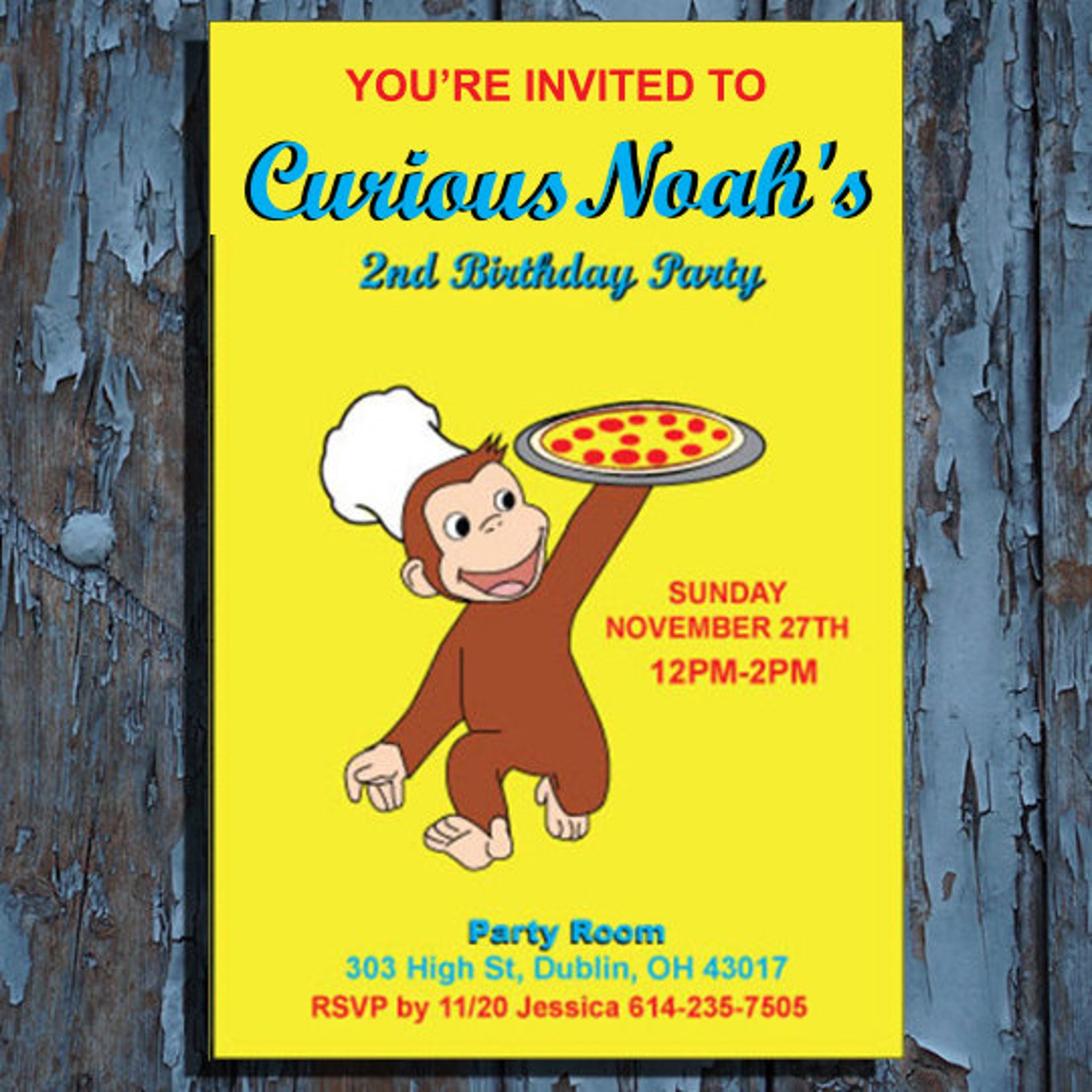 Curious Birthday Invitation Curious Birthday Etsy