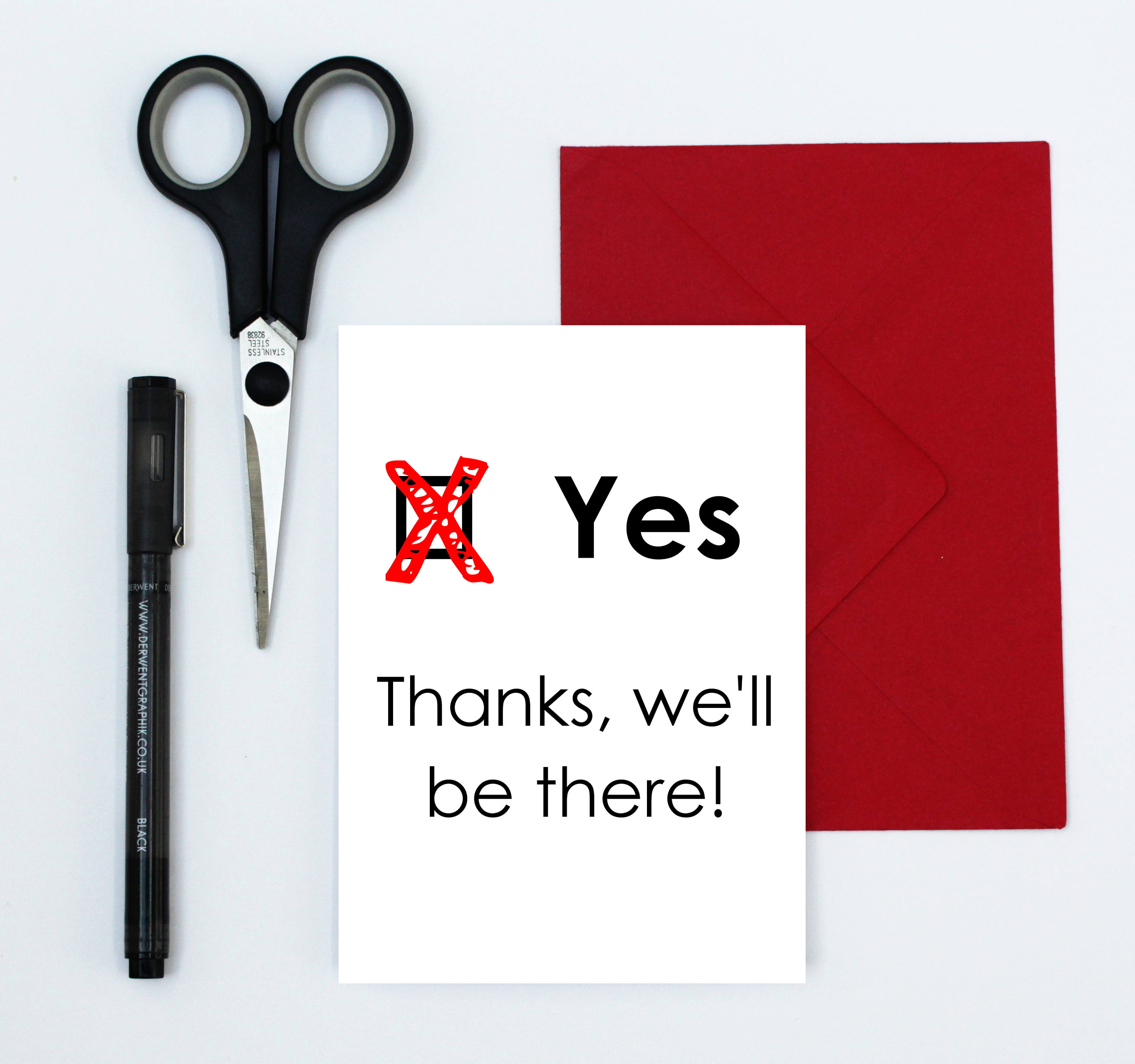 wedding acceptance card party acceptance card RSVP card | Etsy