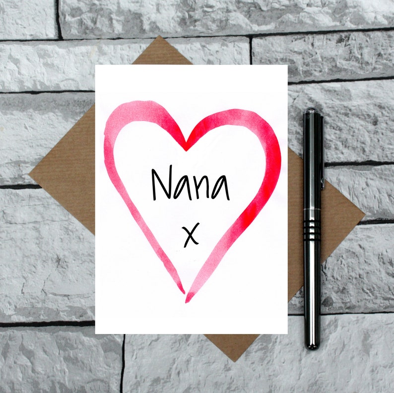 Nana Mother's Day Card Happy Mother's Day Nana - Etsy