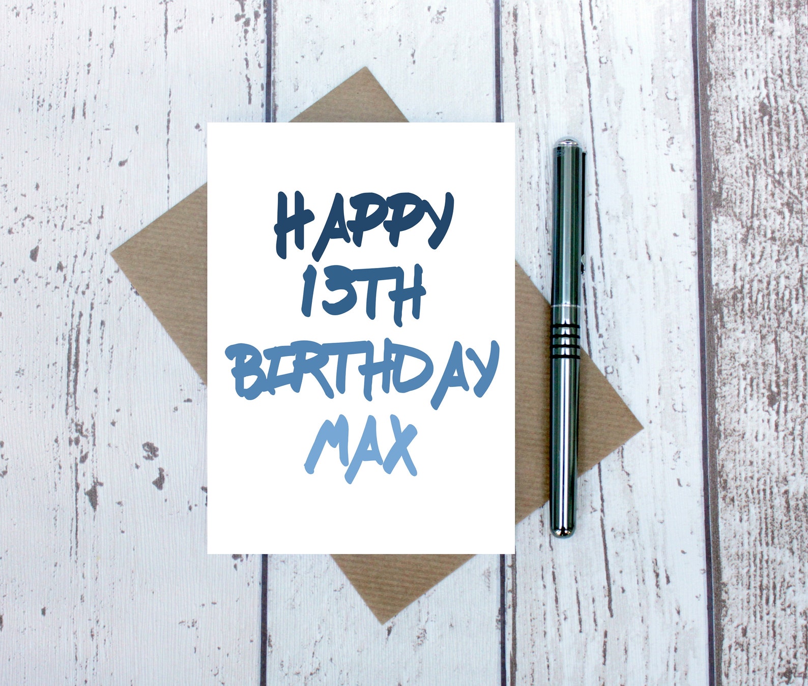 Funny 13th Birthday Card For Teen Boys - UK Greetings Humorous Design For New Teenagers