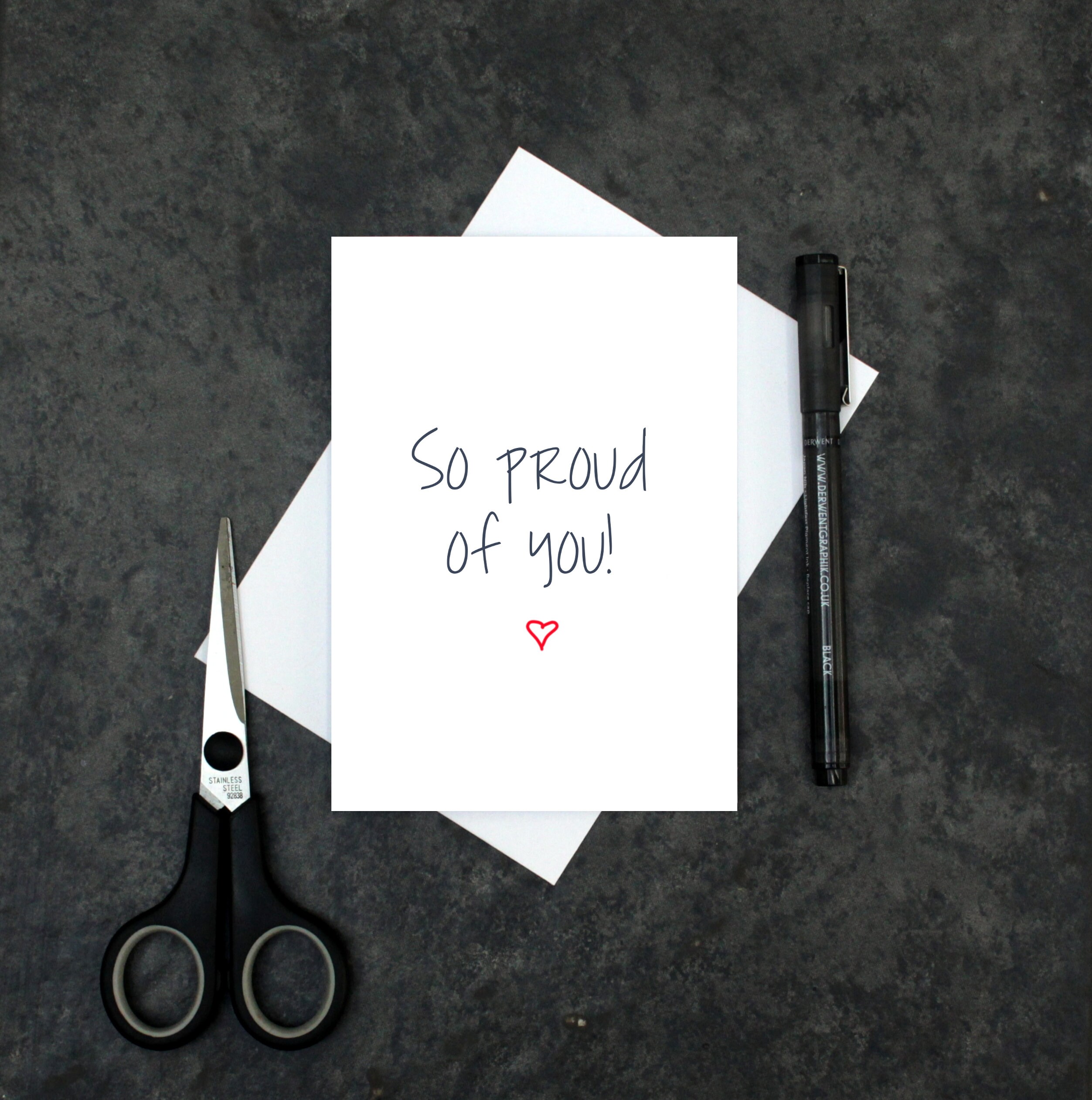 So Proud of You Card Congratulations Card Well Done Card - Etsy UK