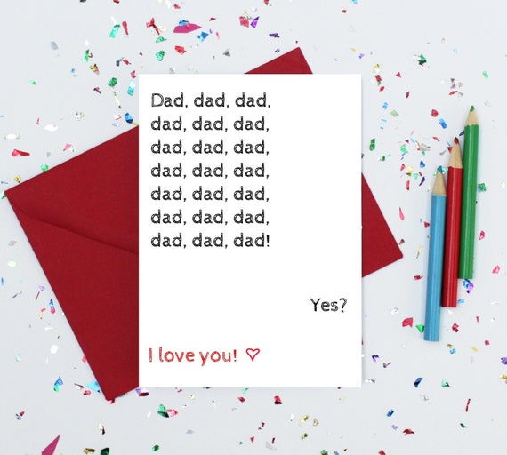 valentines card for daddy