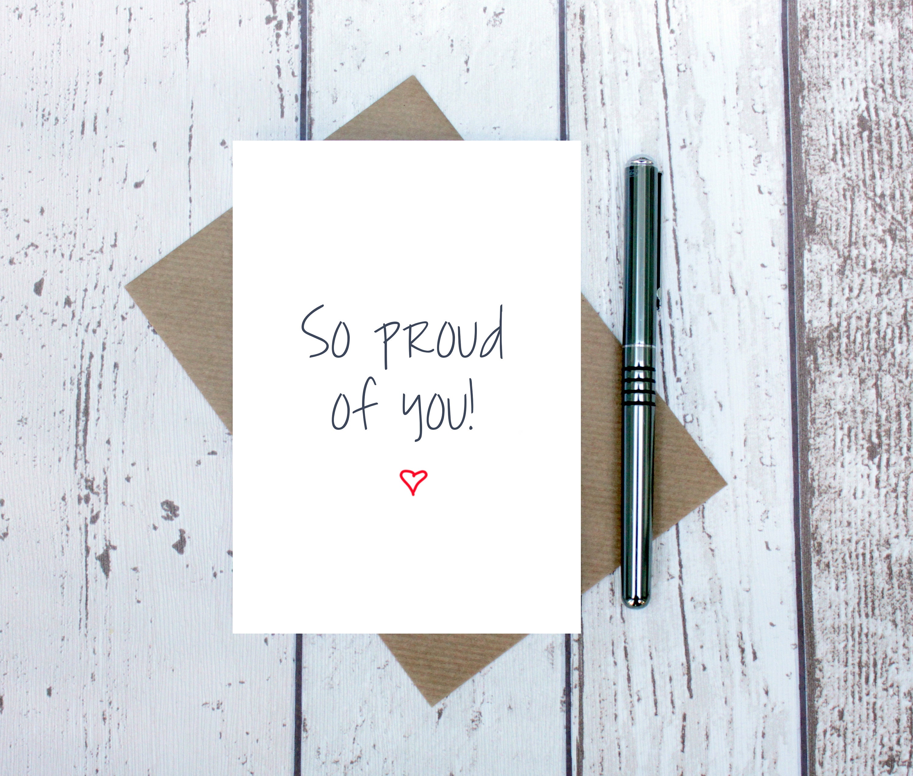 So Proud of You Card Congratulations Card Well Done Card - Etsy UK