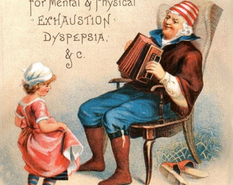 Horsford's Acid Phosphate Vintage Advertisement #3, NEW Fine Art Giclee Print, Antique Victorian Trade Card Illustration, Home Decor P3