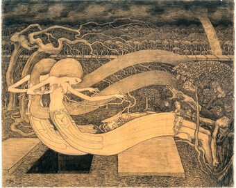 Allegory of Spring or Chloris II prints strong water and aquatinte.