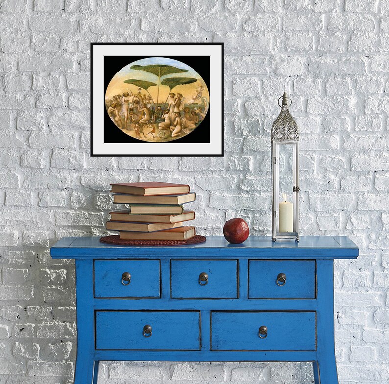 Fairy art print poster Gift for fairy lover Nude fairy art print Thomas Heatherly The Golden Age New Fine Art Giclee Print Poster P263