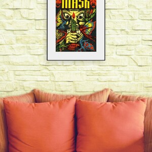 MASK COMICS No.1 Golden Age Horror Comic Cover, NEW Fine Art Giclee Print, Garish Fairy, Fairies Fae Devil, Evil Monster, Man Cave Decor P57 image 5