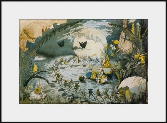 George Cruikshank Jr A Fairy Dance New Fine Art Giclee Etsy