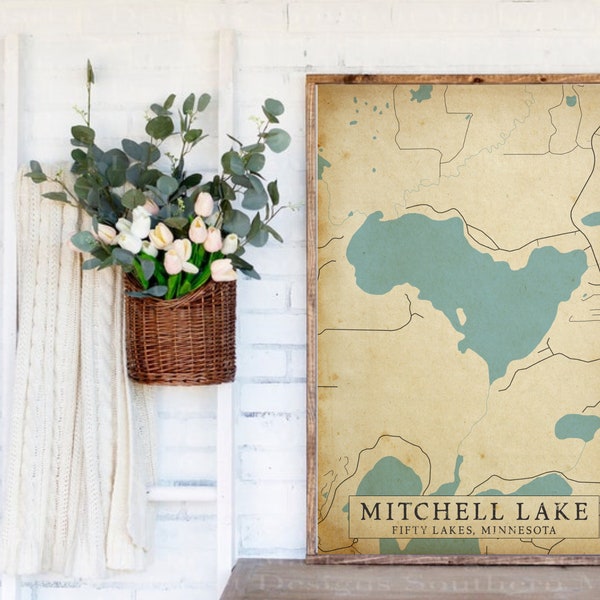 Minnesota Lakes Art Etsy