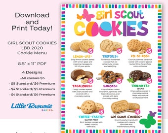 I Love Girl Scout Cookies on dots grosgrain ribbon 1/" x 3 ft