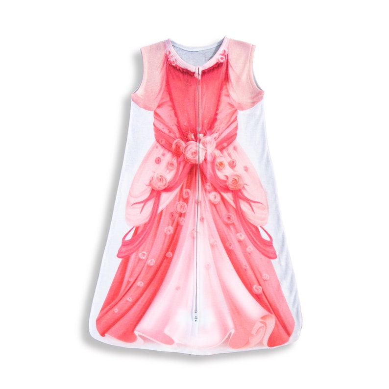 Lullaby Sack  Infant Wearable Blanket  Pink Ballgown  3 to image 1