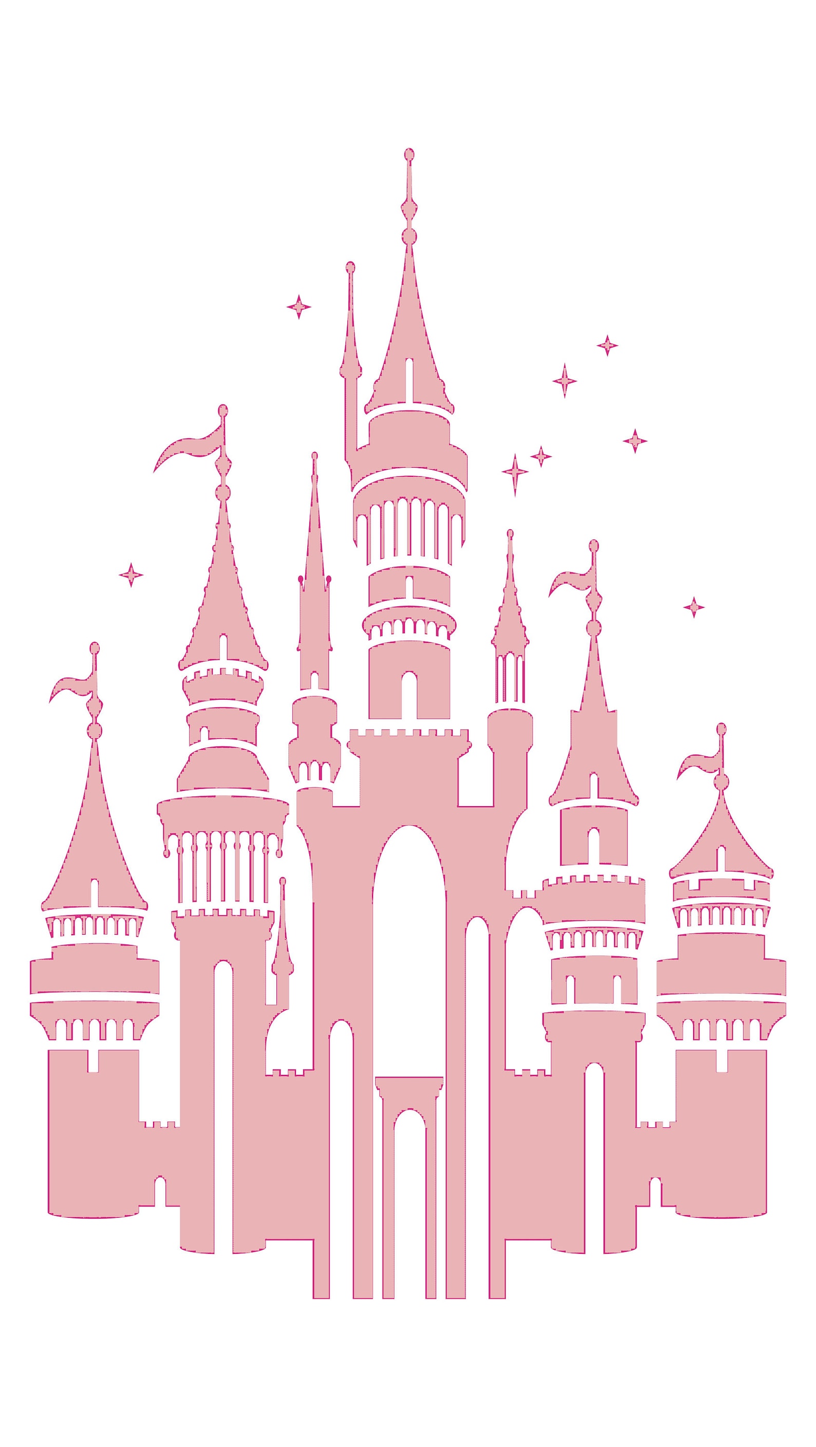 Deluxe Large Magical Castle Wall Stencil Three Sizes - Etsy