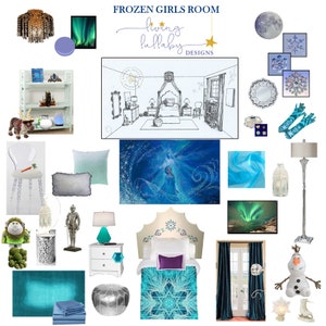 Large Decorative Stencil for Frozen Room  Made of Durable image 10