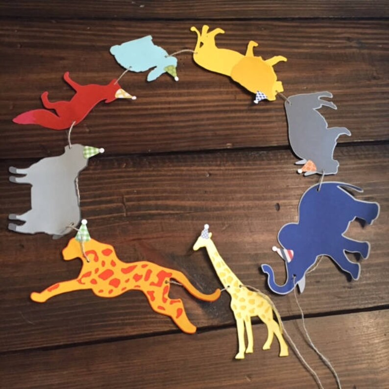 Animal Parade Animal Party Wild Animal Decor Custom Etsy