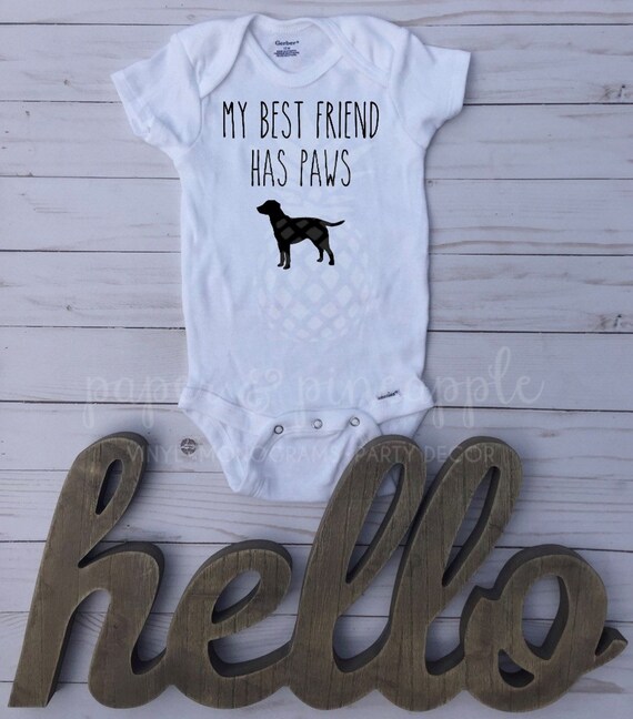my best friend has paws onesie