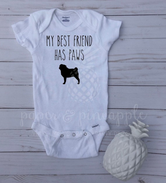 my best friend has paws onesie