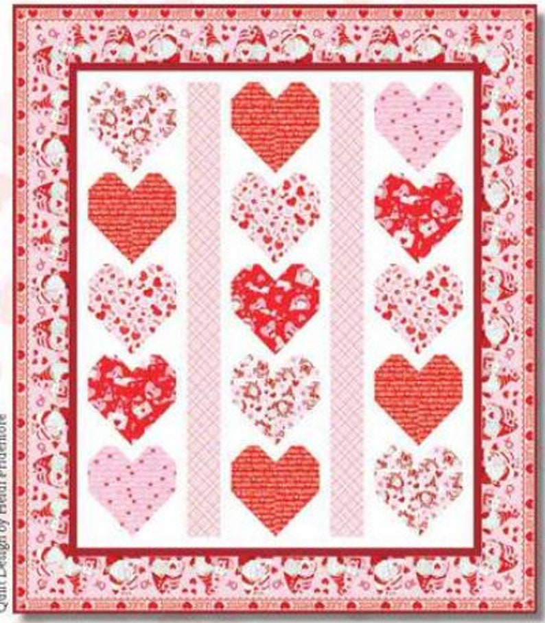 Gnomie Love Quilt Kit 2 Etsy