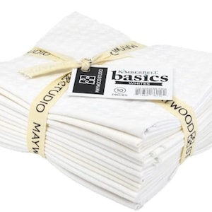 Maywood Studio Kimberbell Basics White on White  Fat Quarter Pack