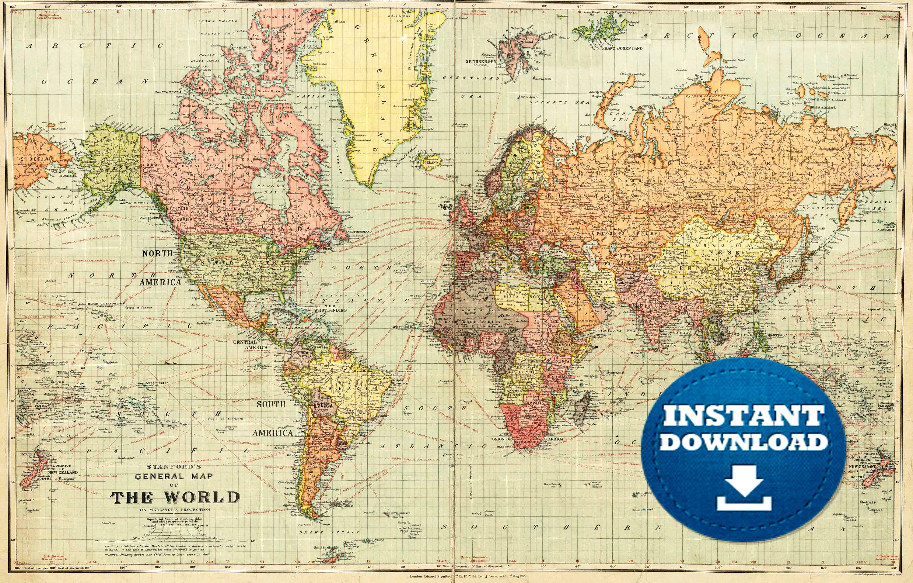 printable-map-of-the-world-gambaran